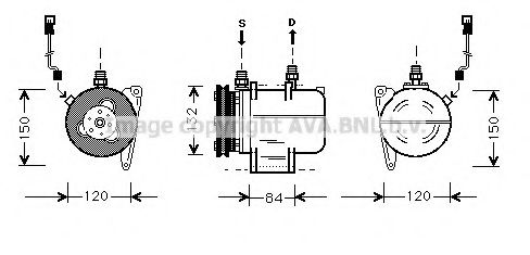 Imagine Compresor, climatizare PRASCO BWK045