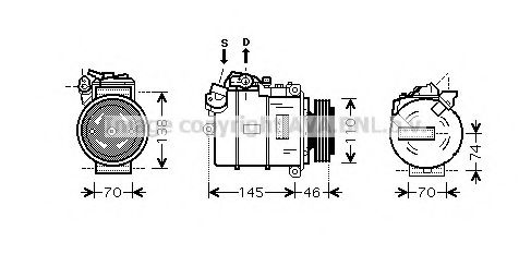 Imagine Compresor, climatizare PRASCO BWK318