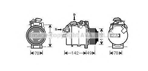 Imagine Compresor, climatizare PRASCO BWK387