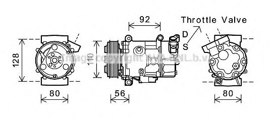 Imagine Compresor, climatizare PRASCO BWK416