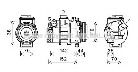 Imagine Compresor, climatizare PRASCO BWK424