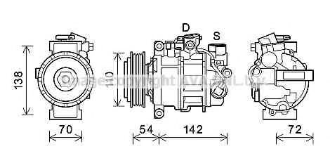 Imagine Compresor, climatizare PRASCO BWK495