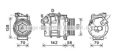 Imagine Compresor, climatizare PRASCO BWK496