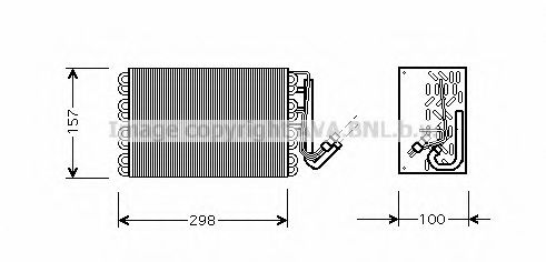 Imagine evaporator,aer conditionat PRASCO BWV308