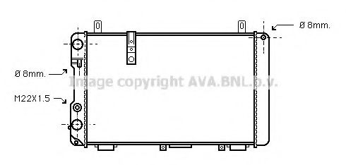 Imagine Radiator, racire motor PRASCO CN2005