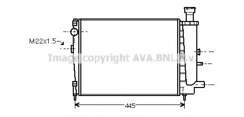 Imagine Radiator, racire motor PRASCO CN2027