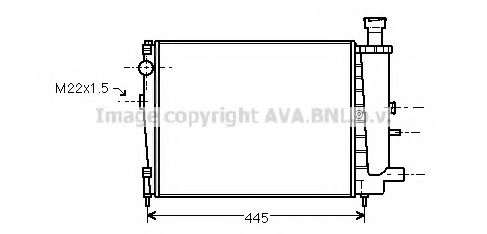 Imagine Radiator, racire motor PRASCO CN2041