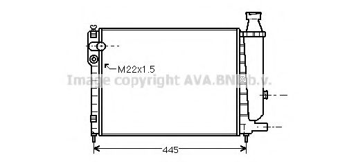 Imagine Radiator, racire motor PRASCO CN2048