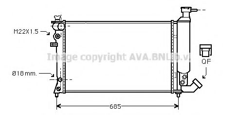 Imagine Radiator, racire motor PRASCO CN2060