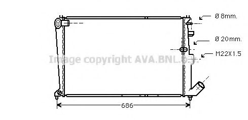 Imagine Radiator, racire motor PRASCO CN2065