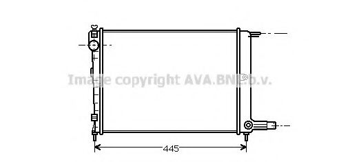 Imagine Radiator, racire motor PRASCO CN2070