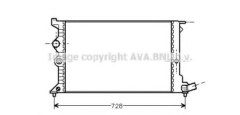 Imagine Radiator, racire motor PRASCO CN2072