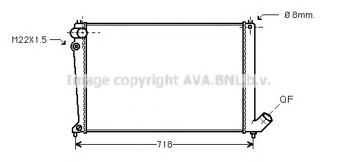 Imagine Radiator, racire motor PRASCO CN2105