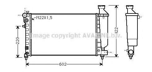 Imagine Radiator, racire motor PRASCO CN2117