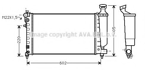 Imagine Radiator, racire motor PRASCO CN2119