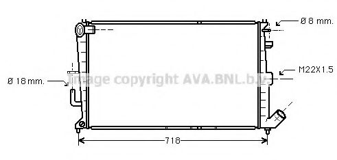 Imagine Radiator, racire motor PRASCO CN2125