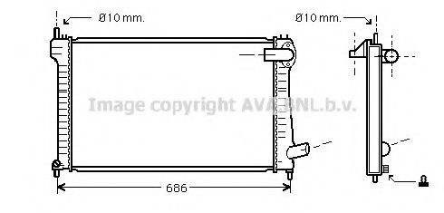 Imagine Radiator, racire motor PRASCO CN2171