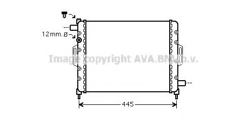 Imagine Radiator, racire motor PRASCO CN2236