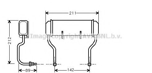 Imagine Radiator ulei, ulei motor PRASCO CN3021