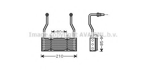 Imagine Radiator ulei, ulei motor PRASCO CN3022