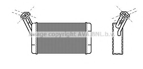 Imagine Schimbator caldura, incalzire habitaclu PRASCO CN6024