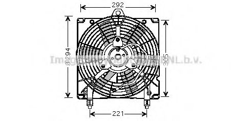 Imagine Ventilator, radiator PRASCO CN7517