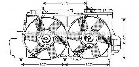 Imagine Ventilator, radiator PRASCO CN7520