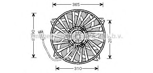 Imagine Ventilator, radiator PRASCO CN7533