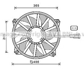 Imagine Ventilator, radiator PRASCO CN7552