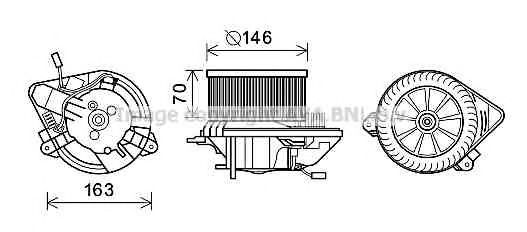 Imagine Electromotor, ventilatie interioara PRASCO CN8295