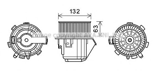 Imagine Electromotor, ventilatie interioara PRASCO CN8298