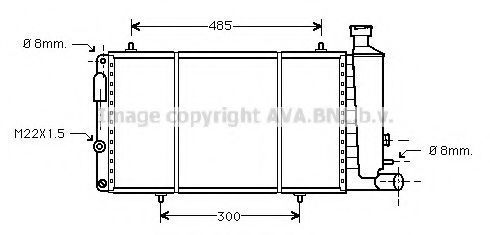 Imagine Radiator, racire motor PRASCO CNA2033