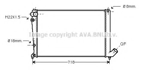 Imagine Radiator, racire motor PRASCO CNA2103