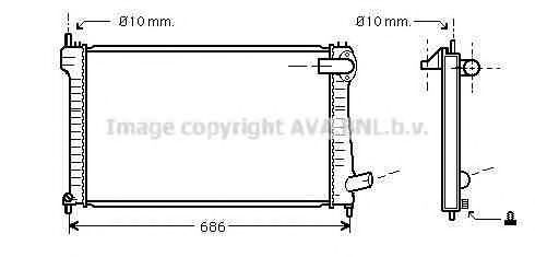 Imagine Radiator, racire motor PRASCO CNA2171