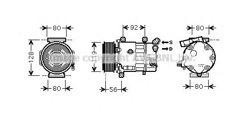 Imagine Compresor, climatizare PRASCO CNAK255