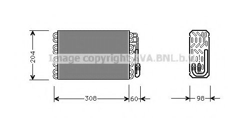 Imagine evaporator,aer conditionat PRASCO CNV015