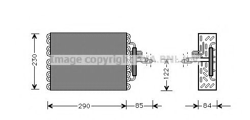 Imagine evaporator,aer conditionat PRASCO CNV016