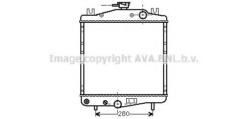 Imagine Radiator, racire motor PRASCO CR2007