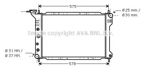 Imagine Radiator, racire motor PRASCO CR2010