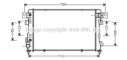 Imagine Radiator, racire motor PRASCO CR2011