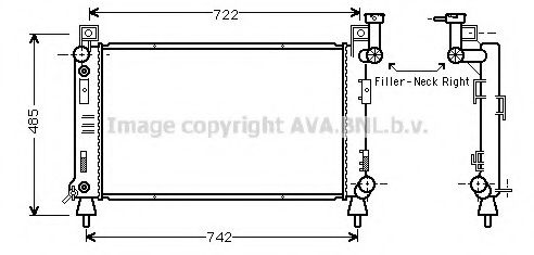 Imagine Radiator, racire motor PRASCO CR2027