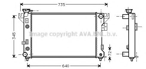 Imagine Radiator, racire motor PRASCO CR2032