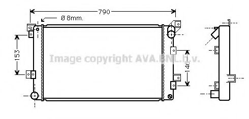 Imagine Radiator, racire motor PRASCO CR2033