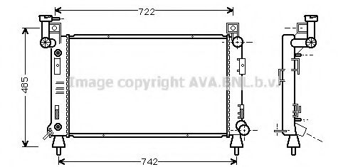 Imagine Radiator, racire motor PRASCO CR2049