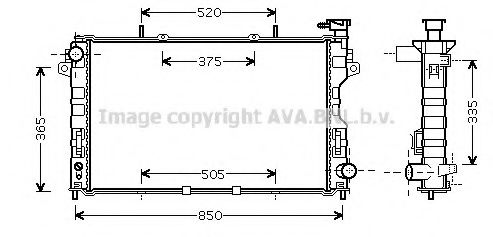 Imagine Radiator, racire motor PRASCO CR2081