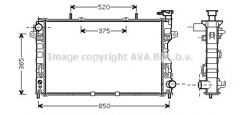 Imagine Radiator, racire motor PRASCO CR2107