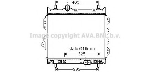 Imagine Radiator, racire motor PRASCO CR2119