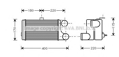 Imagine Intercooler, compresor PRASCO CR4056