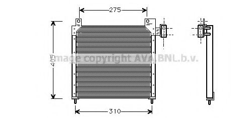 Imagine Condensator, climatizare PRASCO CR5016