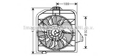 Imagine Ventilator, radiator PRASCO CR7503